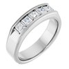 14K White .75 CTW Diamond Mens Ring Ref 14769528